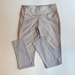 Outdoor Voices Color Block  Leggings - Tan/Gray
